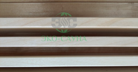 Полок из Абаша 25х140мм сорт Экстра