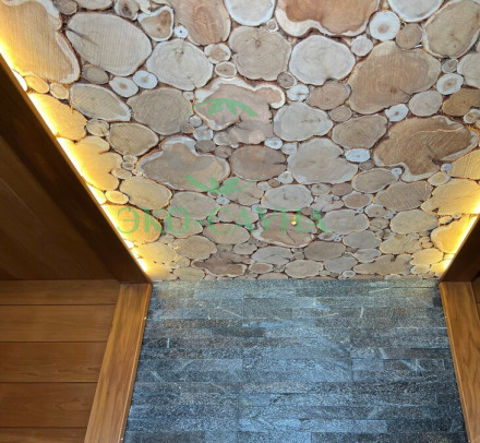 Финская сауна термо ольха делюкс