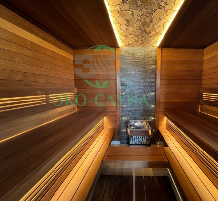 Финская сауна термо ольха делюкс