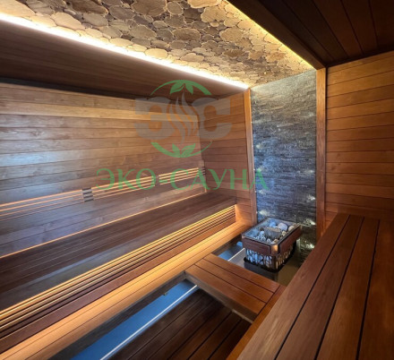 Финская сауна термо ольха делюкс