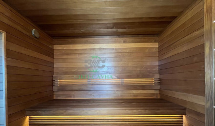 Финская сауна термо ольха делюкс
