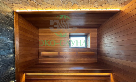 Финская сауна термо ольха делюкс