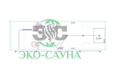 Баня квадро функо 65  8м 