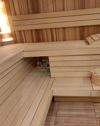 Финская сауна канадский кедр делюкс 1