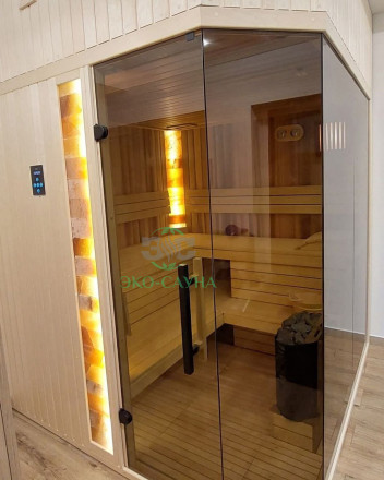Финская сауна канадский кедр делюкс 1