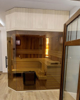 Финская сауна канадский кедр делюкс 1