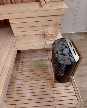 Финская сауна канадский кедр делюкс 1