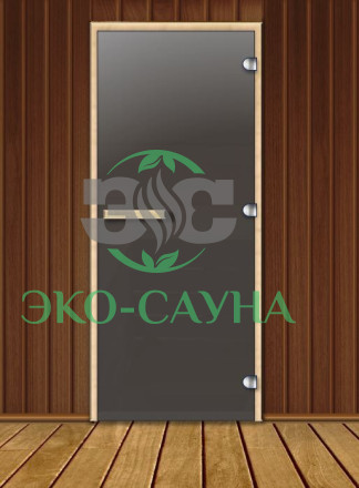 Дверь стеклянная "Графит Матовый"