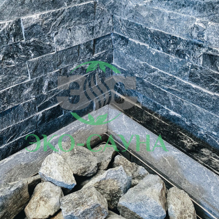 Плитка Талькохлорит "Рваный камень" 20х50х200мм