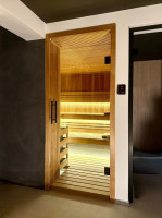 Финская сауна реечный делюкс 