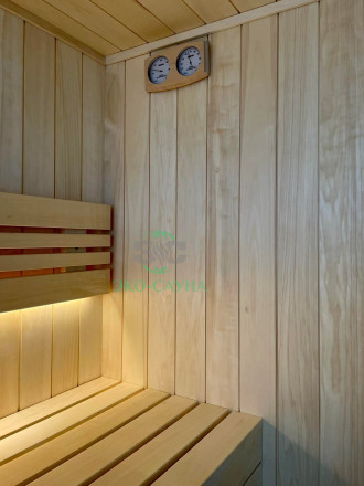 Финская сауна липа STS  2 2.20м 1.60м 