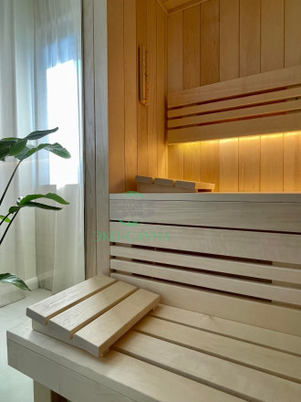Финская сауна липа STS  2 2.20м 1.60м 