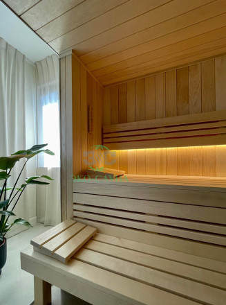 Финская сауна липа STS  2 2.20м 1.60м 