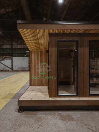 Модульная баня 6x3 модерн 2