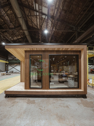 Модульная баня 6x3 модерн 2