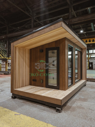 Модульная баня 6x3 модерн 2