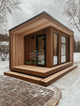 Модульная баня 6x3 модерн 2