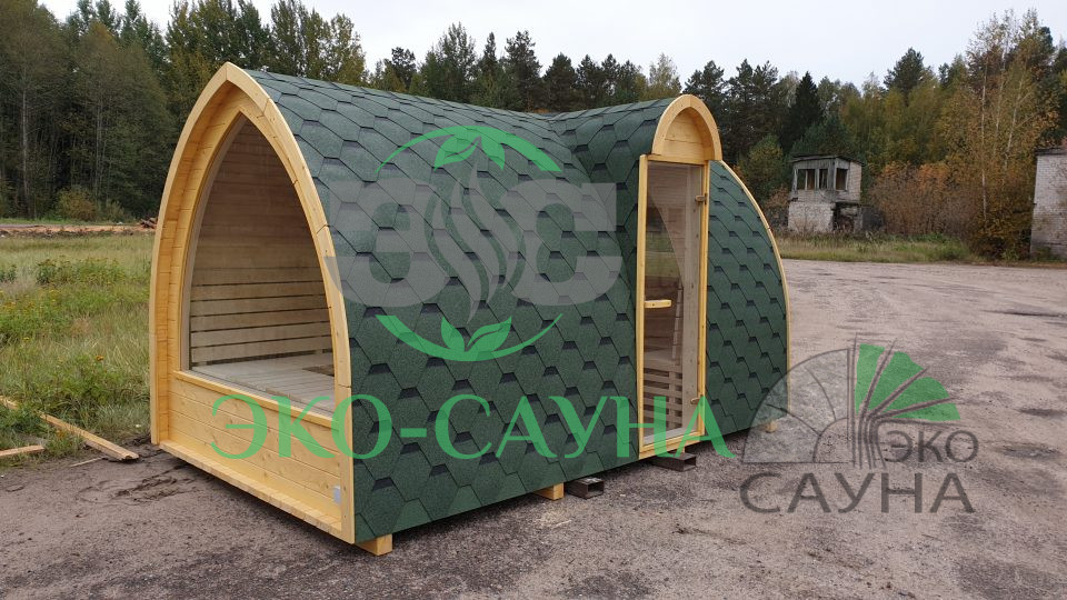 Баня викинг роял8 Люкс 6м x 2.40м