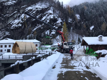 Баня викинг  КРИСТИАНСТАД8 м x 2.40м 