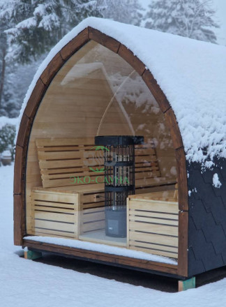 Баня викинг панорама  3м 2.30м