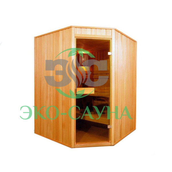 СБОРНАЯ САУНА КРАСА 1600х1600хh2100 мм 