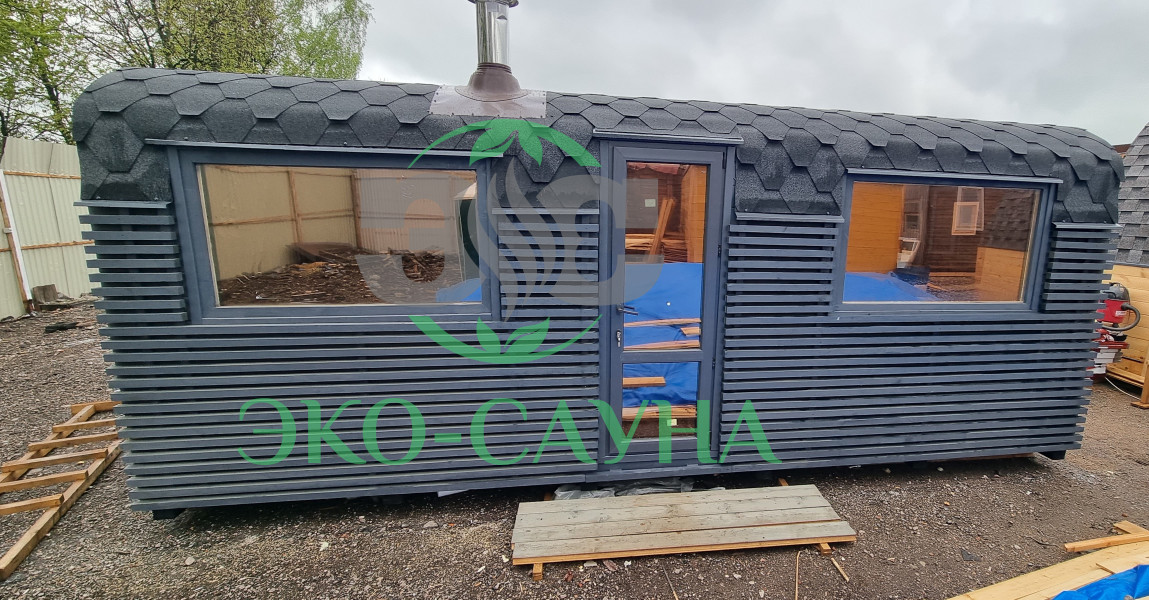 Баня куб панорама функо 10 - 6м