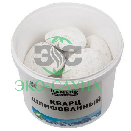 Белый кварц Шлифованный 10кг