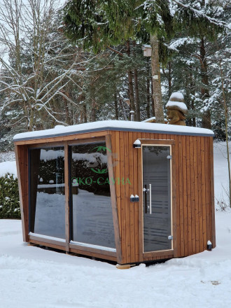 Модульная баня модерн 4м x 2.30м 