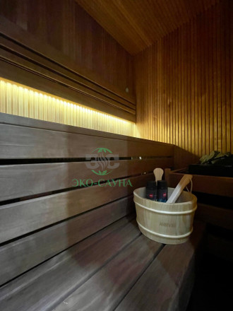Финская сауна термо осины 1900мм 1120 мм 2150мм