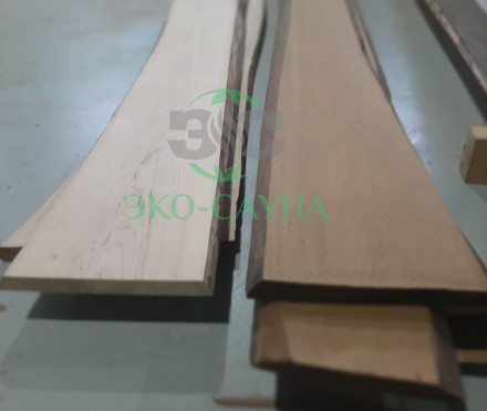 Доска необрезная шлифованная, ольха 18мм*150мм-350мм* 2.50м- 3м