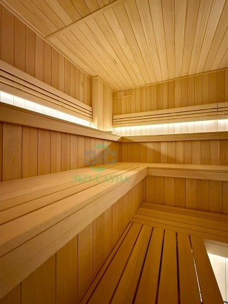 Финская сауна абаш спа комплекс 6359мм 4210мм 2600мм