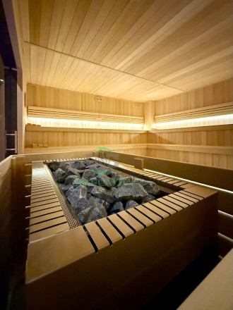 Финская сауна абаш спа комплекс 6359мм 4210мм 2600мм