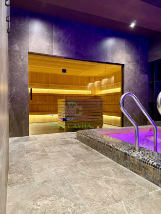 Финская сауна абаш спа комплекс 6359мм 4210мм 2600мм