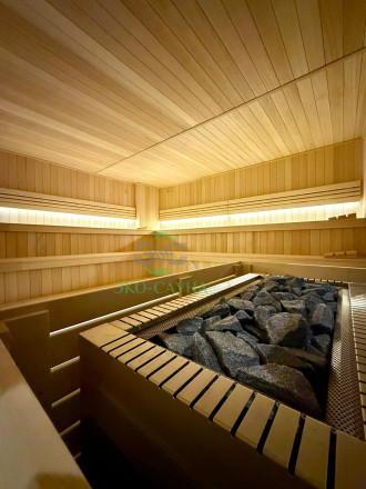 Финская сауна абаш спа комплекс 6359мм 4210мм 2600мм