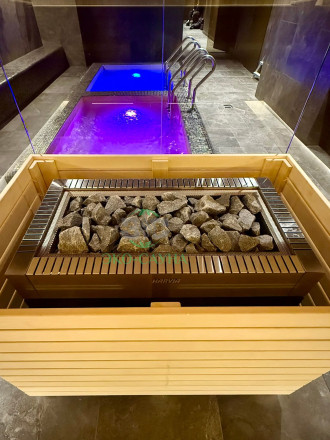 Финская сауна абаш спа комплекс 6359мм 4210мм 2600мм