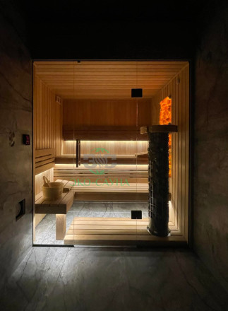 Финская сауна ольха 2000мм 1540мм 2150мм