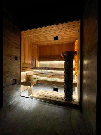 Финская сауна ольха 2000мм 1540мм 2150мм