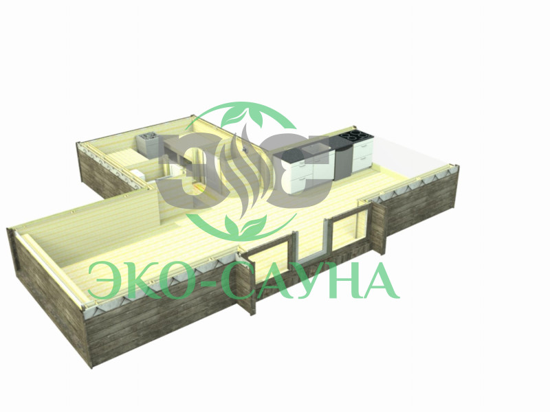 Баня викинг функо 8x3