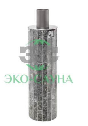 Дымоход-Экономайзер Ферингер в ламелях из натурального камня "Пироксенит наборный"