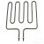 Harvia ТЭН для электрокаменки Club K9 Club K105 Club K12 Profi L26 2000W/240V артикул ZSL-313