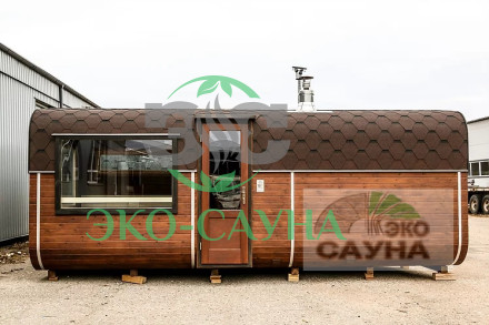 Баня квадро Люкс 6м 