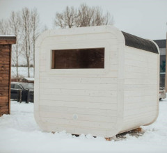 Баня куб панорама 2.40м   