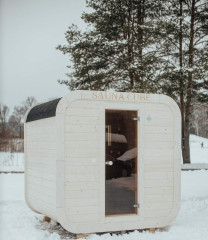 Баня куб панорама 2.40м   