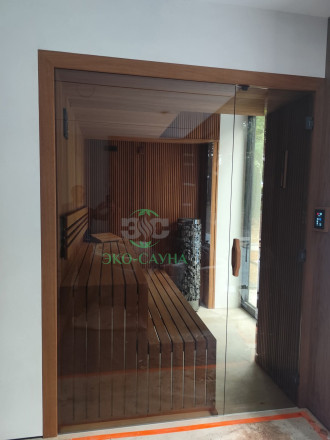 Финская сауна термо абаш реечный профтль стс 