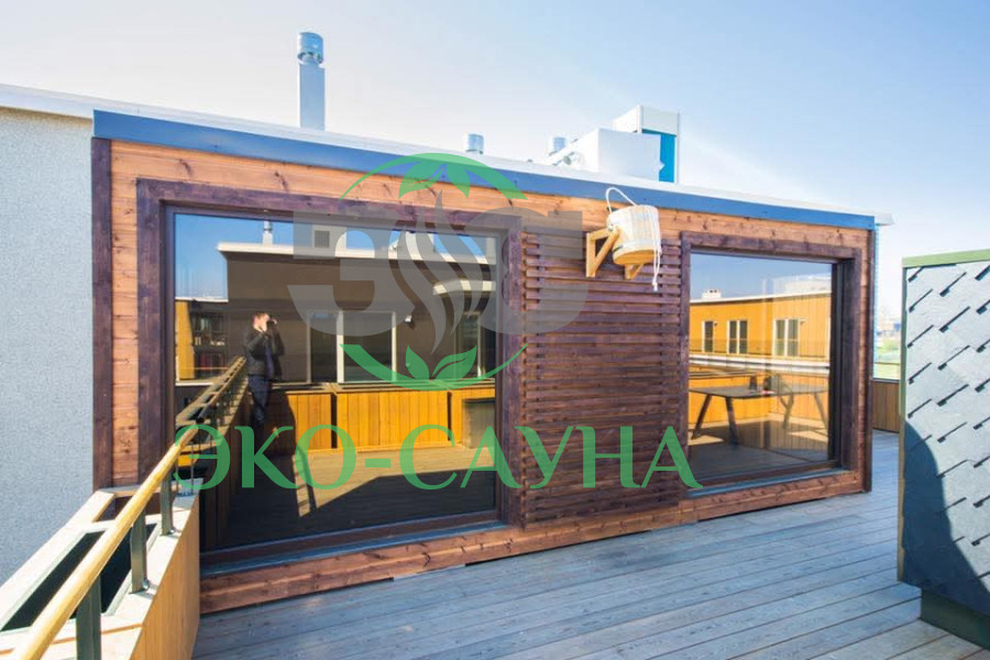 Модульная баня 7x3 модерн 1