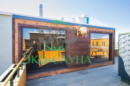 Модульная баня 7x3 модерн 1