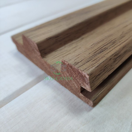 Вагонка Реечная из Термо-Абаша 22х90(80)мм