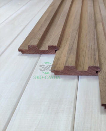 Вагонка Реечная из Термо-Абаша 22х90(80)мм