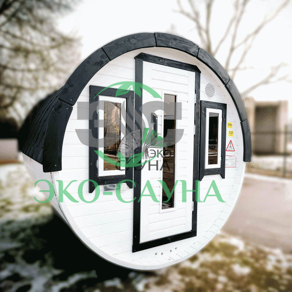 Баня бочка класса люкс  3м 
