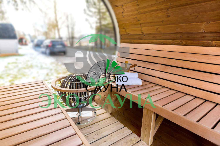 Баня бочка класса люкс  3м 